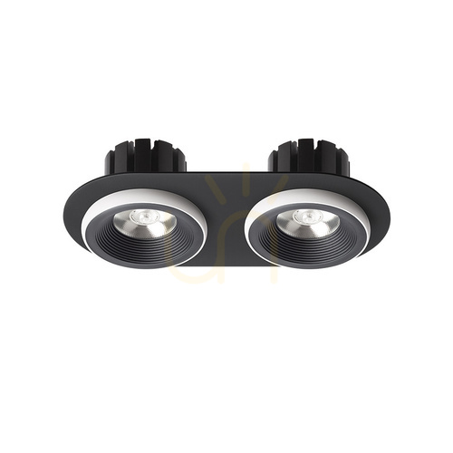Kontrollera Rendl Infälld armatur R14573 Sharm Led infälld lampa, set svart/vit