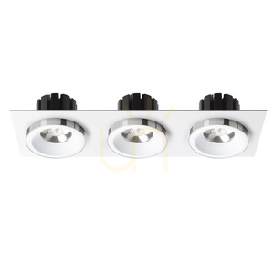 Rendl Infälld armatur R14586 Sharm Led infälld lampa, vit krom Sets small 1