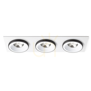 Rendl R14588 Sharm Led infälld takarmatur, vit/svart Sets small 0