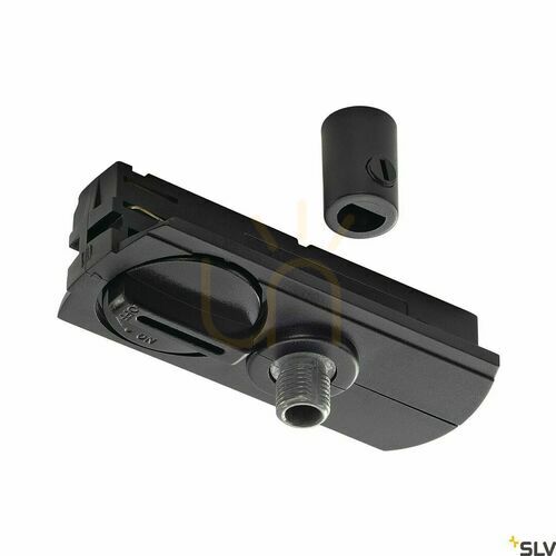 Kontrollera Pendellampsadapter SLV 1 SYSTEM 1-fas högspänningsskena svart 143120
