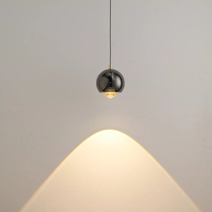 AURENIA 5W LED-pendellampa svart 3000K small 2