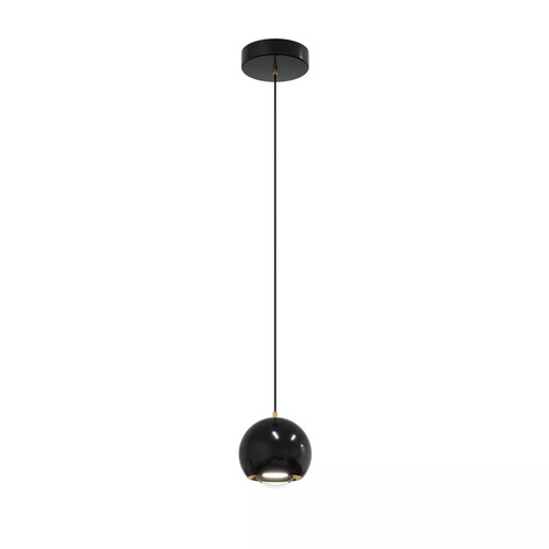 Kontrollera AURENIA 5W LED-pendellampa svart 3000K