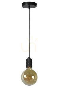 Pendellampa Lucide JOVA svart metall E27 vintage 08426/01/30 small 1