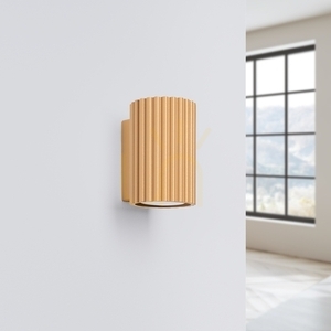 Vägglampa KARBON 10 guld small 1