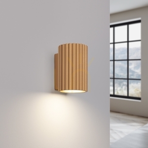 Vägglampa KARBON 10 guld small 2