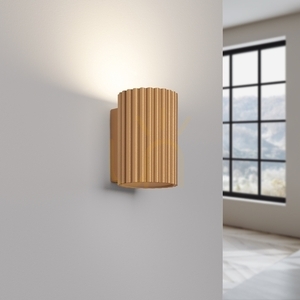 Vägglampa KARBON 10 guld small 3