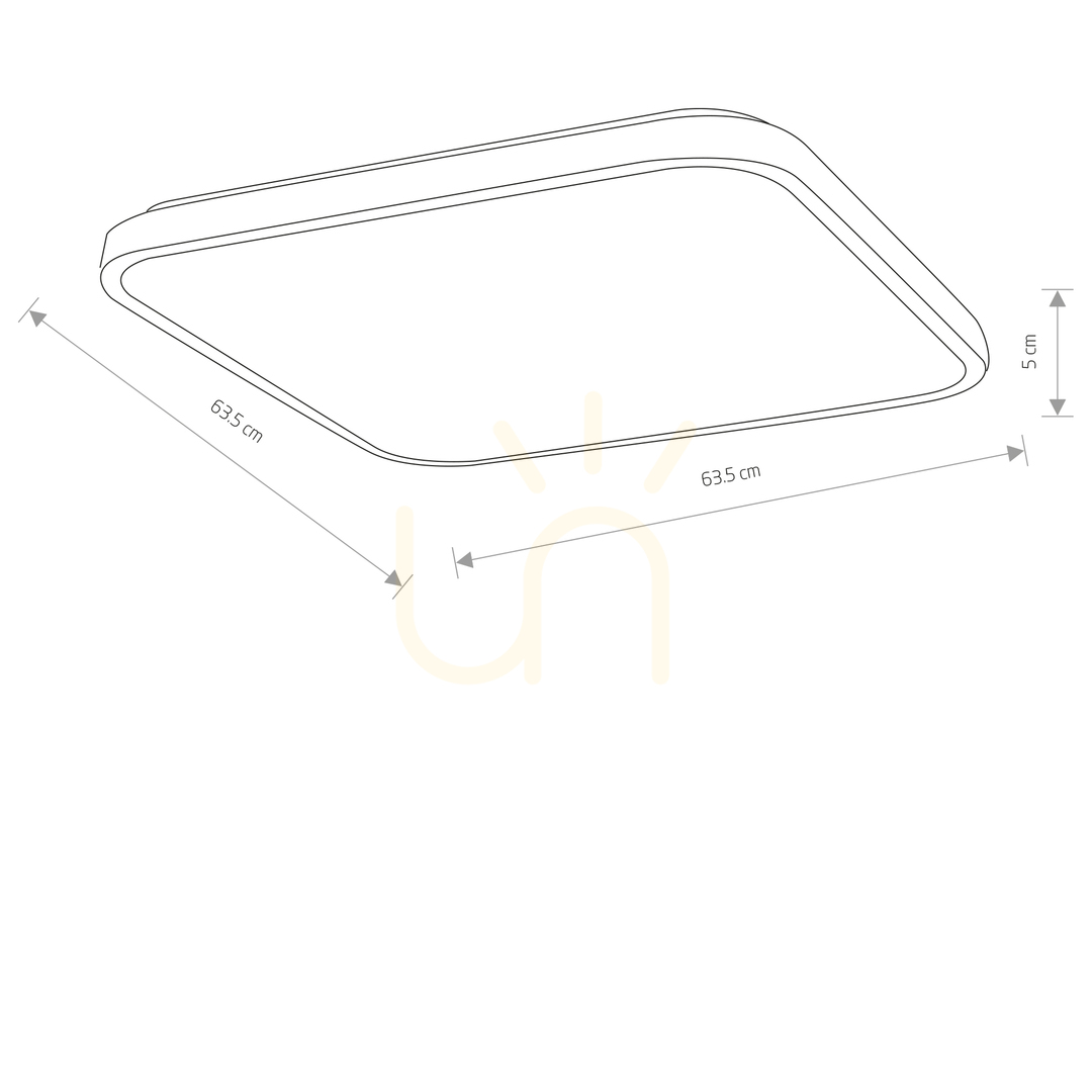 Kontrollera AGNES SQUARE LED PRO Plafond 10993 Nowodvorski AGNES SQUARE LED PRO Plafond 10993 Nowodvorski