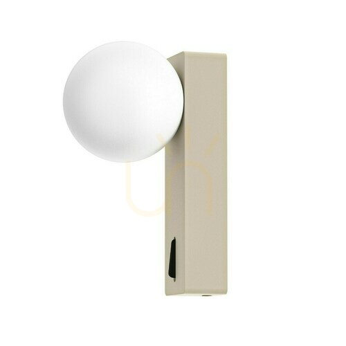 Kontrollera Vägglampa Boletta Open Design Highlights vit opal metall glas G9 8W IP20