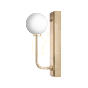 Vägglampa Ero Gold IP44 Vit Opal G9 Open Design Highlights small 4