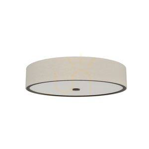 Plafond Open Design Highlights Zalindro matt vit mörkbrun naturbeige Ø545 mm E27 4 ljuspunkter small 0