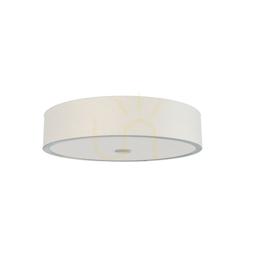 Kontrollera Plafond Zalindro 54 cm vit krom 4-ljus Open Design Highlights