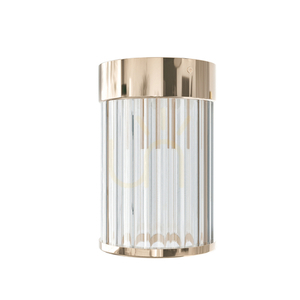Taklampa Fiatto Open Design Highlights guld transparent glas G9 80 mm small 0