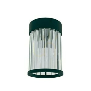 Taklampa Fiatto Open Design Highlights svart glas metall G9 8W Ø80 mm small 2