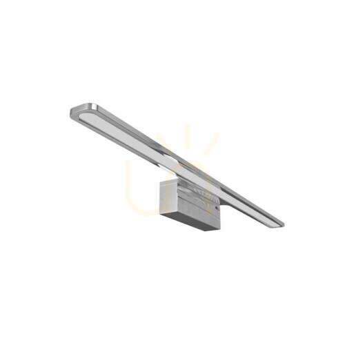 Kontrollera Vägglampa Luce Open Design Highlights vit krom IP44 3000K 11W LED 615 mm