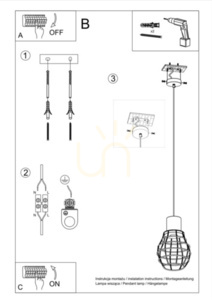 Taklampa LUGO Sollux small 4