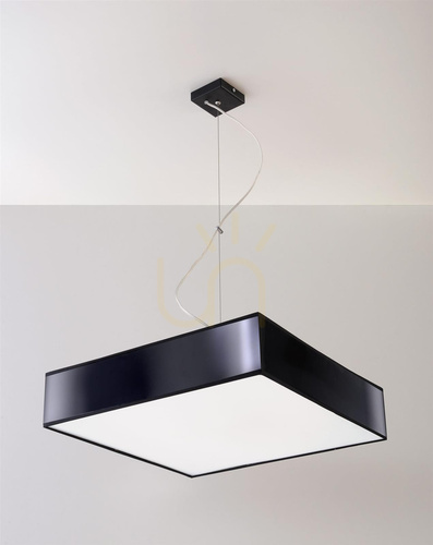 Kontrollera Taklampa HORUS 45 svart Sollux