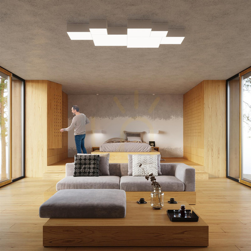 Kontrollera Taklampa HORUS 45 vit Sollux