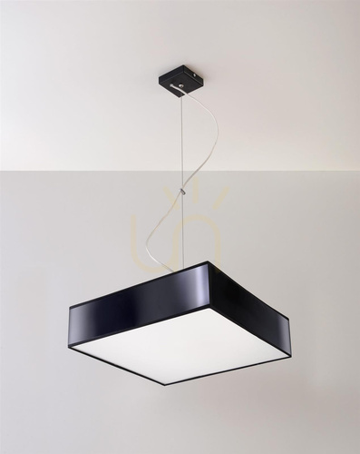 Kontrollera Taklampa HORUS 35 svart Sollux