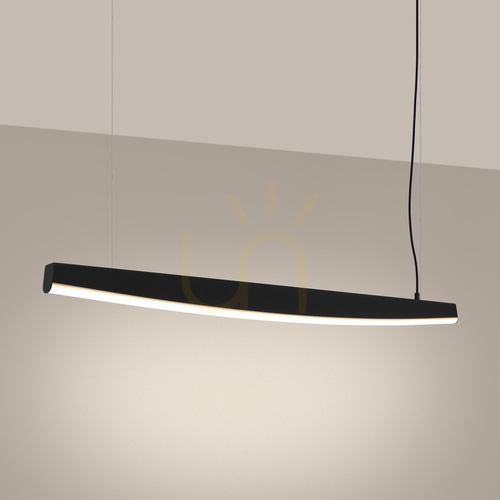 Kontrollera JORUN 80 svart LED 3000K Sollux taklampa