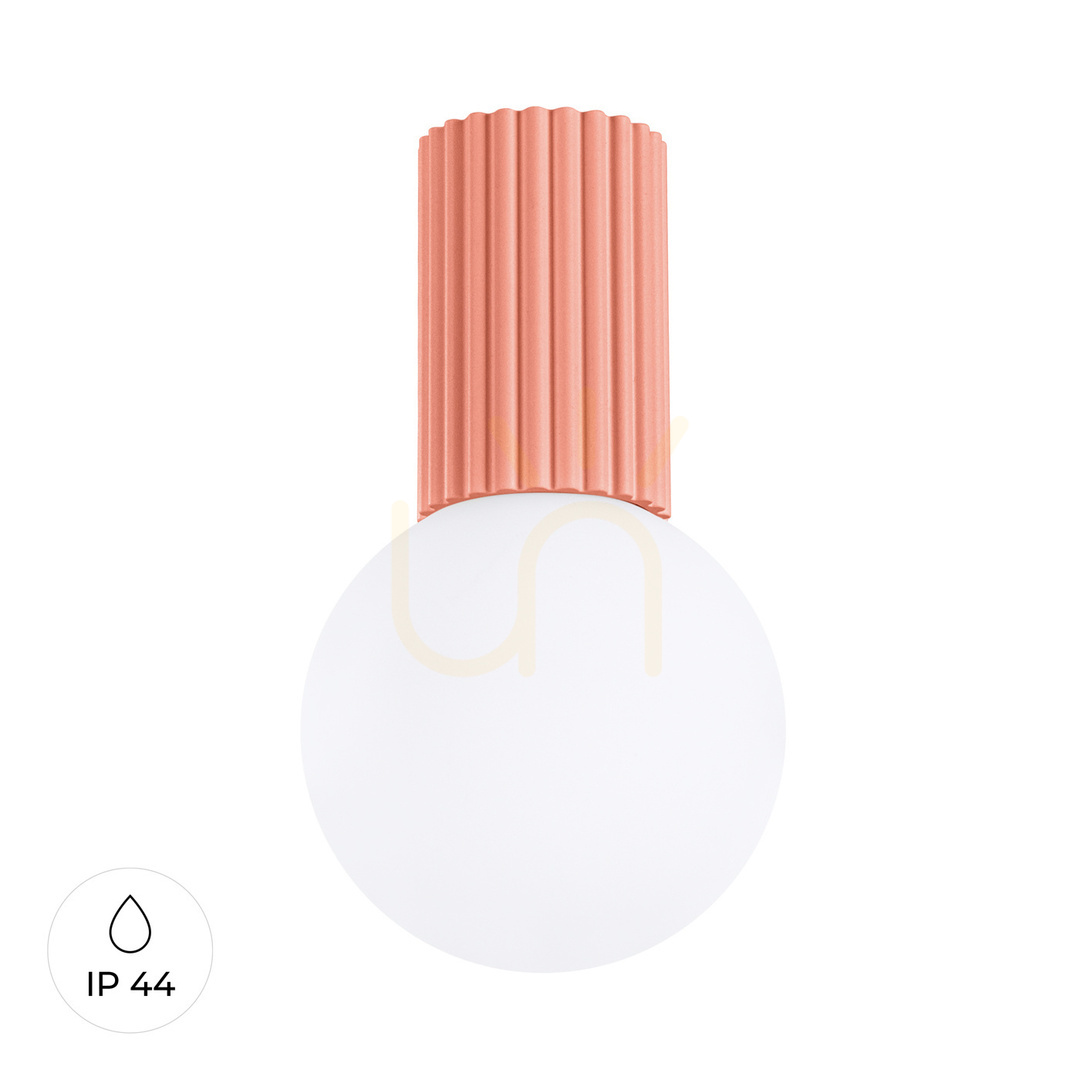 Taklampa HALO peach IP44 Sollux