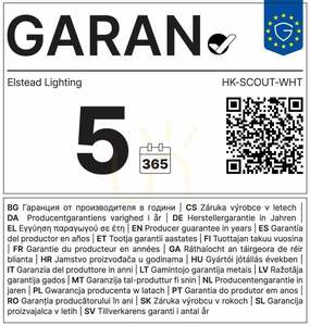 Utomhusvägglampa Scout GU10 IP44 – satinvit – Hinkley / Elstead small 7