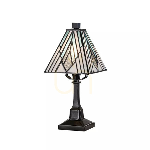 Kontrollera Alderley liten bordslampa - 1 ljuskälla - Vintage brun Elstead