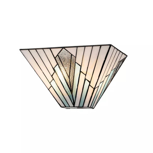Kontrollera Alderley vägglampa - 2 ljuskällor - Vintage brown Elstead
