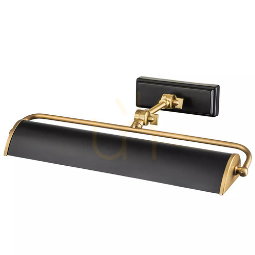 Kontrollera Winchfield medium tavellampa - 2 ljuskällor - Aged brass Elstead