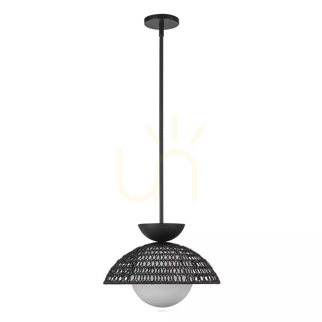 Förhandsvisning Perth taklampa - 1 ljuskälla - Matt svart Elstead Perth taklampa - 1 ljuskälla - Matt svart Elstead