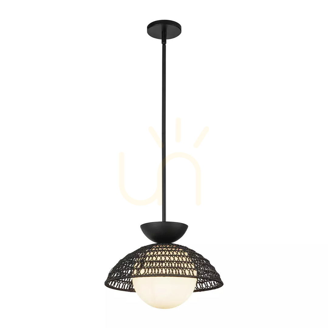 Kontrollera Perth taklampa - 1 ljuskälla - Matt svart Elstead Perth taklampa - 1 ljuskälla - Matt svart Elstead