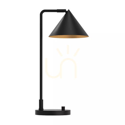Kontrollera Remyck bordslampa - 1 ljuskälla - Matt svart Elstead