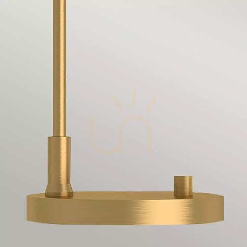 Kontrollera Remyck bordslampa - 1 ljuskälla - Borstat guld Elstead