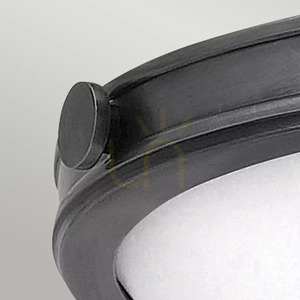 Hinkley Collier taklampa, 3 × E27, svart oxid, 48,3 cm small 1