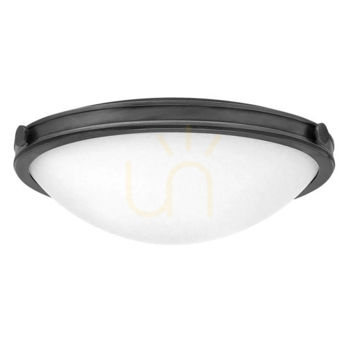 Kontrollera Hinkley Collier taklampa, 3 × E27, svart oxid, 48,3 cm