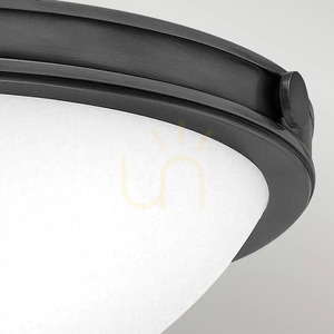 Liten taklampa Collier - 2 ljuskällor - Svartoxid Elstead small 2