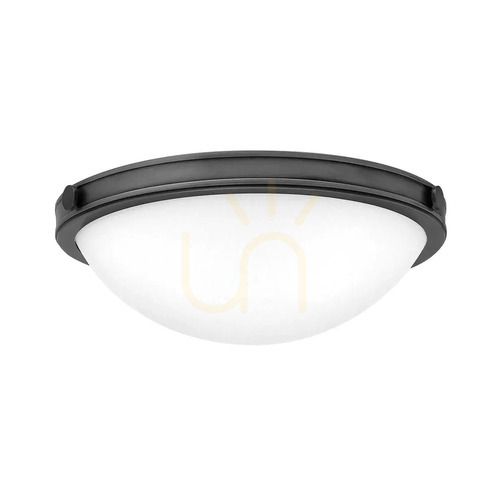 Kontrollera Liten Collier plafond - 2 ljuskällor - Släckt svart Elstead