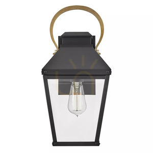 Dawson medium vägglampa - 1 ljuskälla - Svart, patinerad Elstead small 1