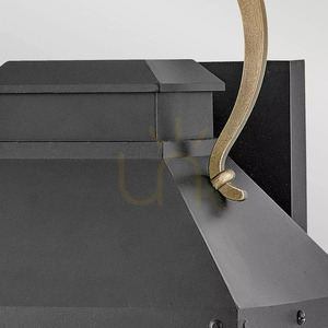 Dawson medium vägglampa - 1 ljuskälla - Svart, patinerad Elstead small 2