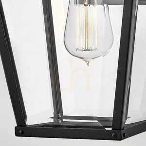 Dawson medium vägglampa - 1 ljuskälla - Svart, patinerad Elstead small 4