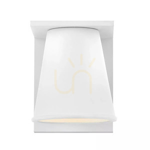 Hans vägglampa - 1 ljuskälla - Strukturvit Elstead small 1