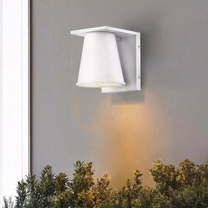 Hans vägglampa - 1 ljuskälla - Strukturvit Elstead small 5
