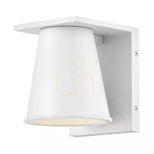 Hans vägglampa - 1 ljuskälla - Strukturvit Elstead small 0