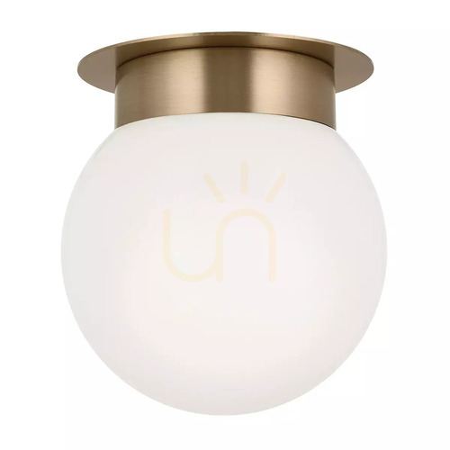 Kontrollera Kichler Albers plafond champagnebrons E27 20,3 cm KL-ALBERS-F-G-CPZ