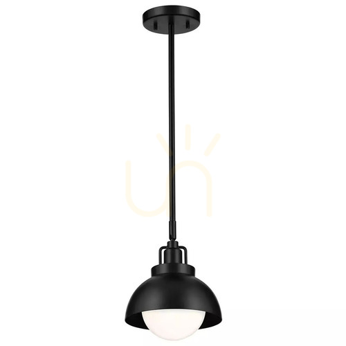 Kontrollera Niva vägglampa / taklampa med stag / pendellampa - 1 ljuskälla E27 - svart Elstead