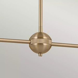 Phix Elstead linjär taklampa 4xE27 130 cm champagnebrons och svart small 3
