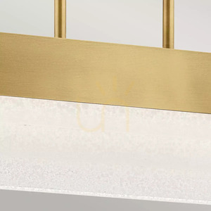 Serene LED-pendel för köksö 92,5 cm - Natural Brass Elstead small 1