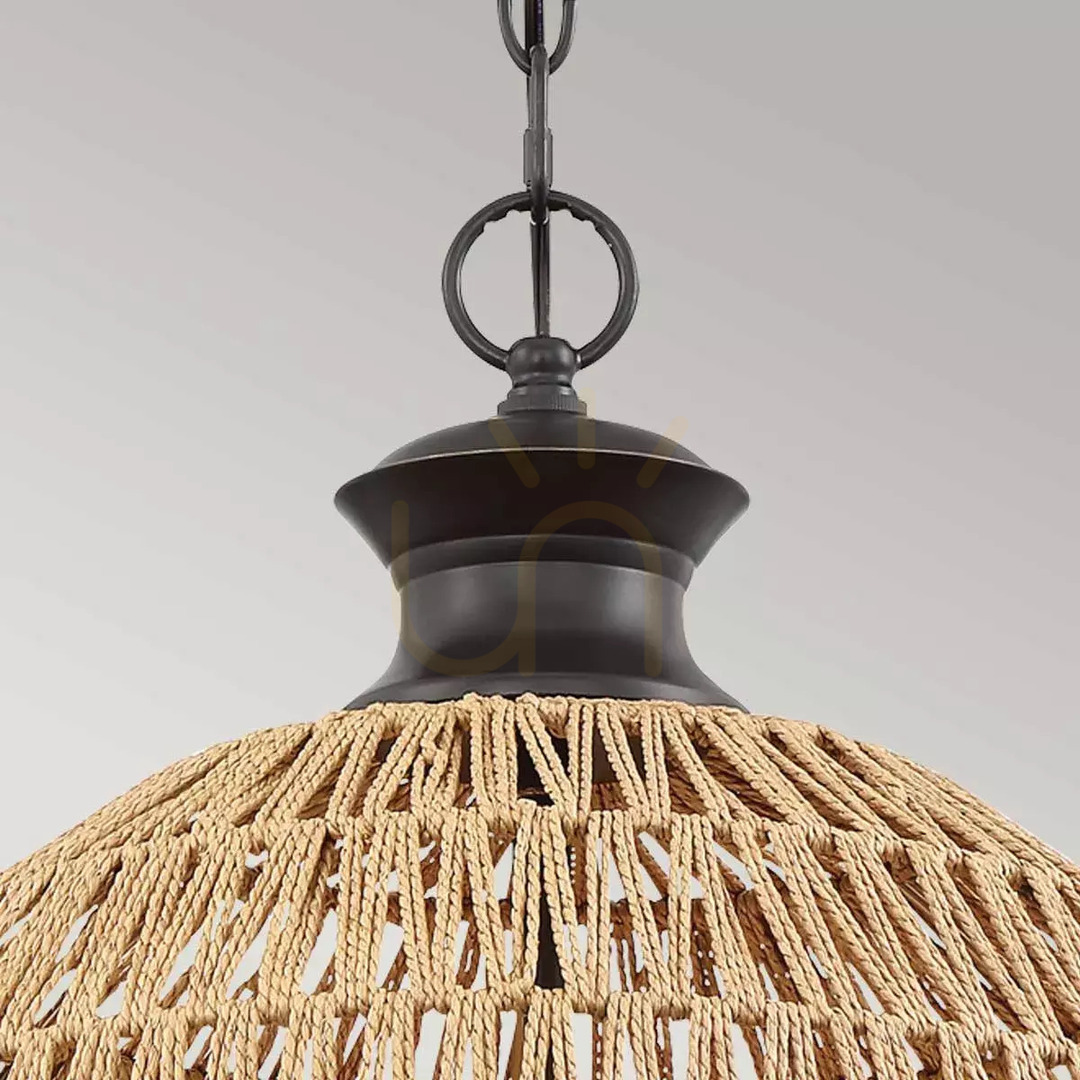 Förhandsvisning Casablanca taklampa - 3 ljuskällor - Palladian brons Elstead Casablanca taklampa - 3 ljuskällor - Palladian brons Elstead