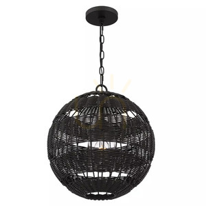 Hänglampa för utomhusbruk Elstead Lindendale konstrotting Western Bronze E27 max. 60 W IP44 QZ-LINDENDALE-P-WT small 1