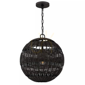 Hänglampa för utomhusbruk Elstead Lindendale konstrotting Western Bronze E27 max. 60 W IP44 QZ-LINDENDALE-P-WT small 0