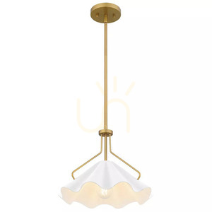 Mejia taklampa - 1 ljuskälla - Äldre mässing Elstead small 1